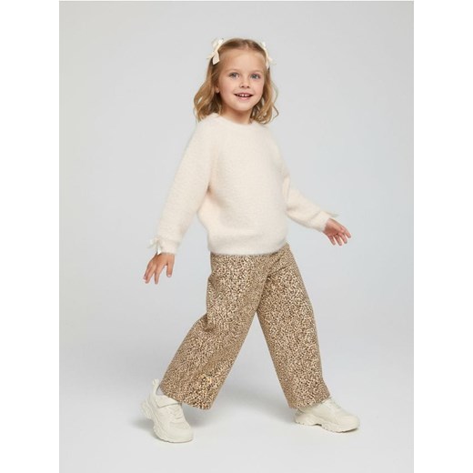 Sinsay - Sweter z kokardami - kremowy ze sklepu Sinsay w kategorii Swetry dziewczęce - zdjęcie 187615554