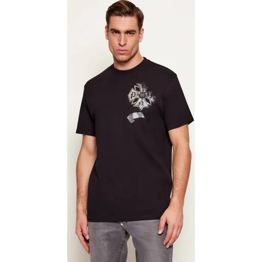Philipp Plein T-shirt Destroyed Crest | Regular Fit ze sklepu Gomez Fashion Store w kategorii T-shirty męskie - zdjęcie 187615752