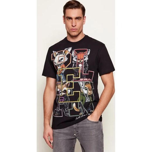 Philipp Plein T-shirt College Animals Outline | Regular Fit ze sklepu Gomez Fashion Store w kategorii T-shirty męskie - zdjęcie 187616393