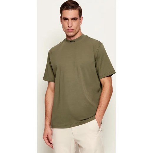 BOSS GREEN T-shirt Collar | Regular Fit | stretch ze sklepu Gomez Fashion Store w kategorii T-shirty męskie - zdjęcie 187616403