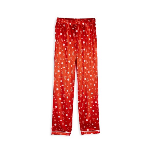 GATE Satynowe spodnie od piżamy z nadrukiem 34 ze sklepu gateshop w kategorii Piżamy damskie - zdjęcie 187616911