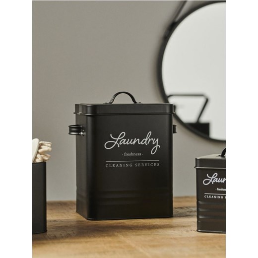 Sinsay - Pojemnik do przechowywania - czarny ze sklepu Sinsay w kategorii Pudełka i pojemniki - zdjęcie 187617083