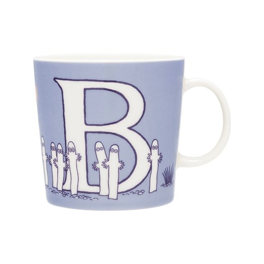 Moomin Kubek jumbo &quot;B&quot; w kolorze niebieskoszarym - 400 ml ze sklepu Limango Polska w kategorii Dzbanki i zaparzacze - zdjęcie 187617523