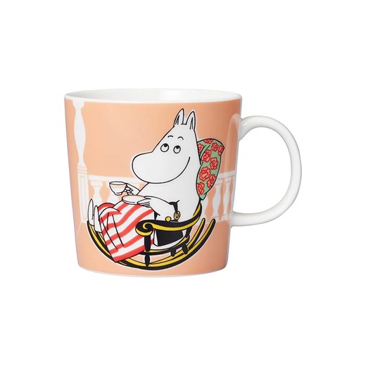 Moomin Kubek &quot;Moominmamma - 80 Box&quot; w kolorze brzoskwiniowym - 300 ml ze sklepu Limango Polska w kategorii Dzbanki i zaparzacze - zdjęcie 187617533