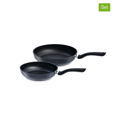 Fissler Patelnie (2 szt.) &quot;Cenit®&quot; w kolorze czarnym ze sklepu Limango Polska w kategorii Garnki - zdjęcie 187617574