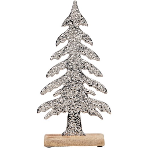 POSIWIO Figurka dekoracyjna &quot;Tree&quot; w kolorze srebrnym - 15,5 x 30,5 x 5 cm ze sklepu Limango Polska w kategorii Dekoracje - zdjęcie 187617762