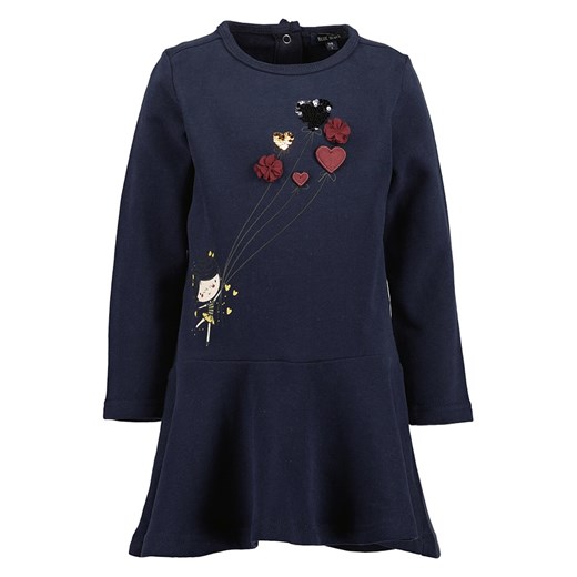 Blue Seven Sukienka dresowa w kolorze granatowym ze sklepu Limango Polska w kategorii Sukienki dziewczęce - zdjęcie 187617873