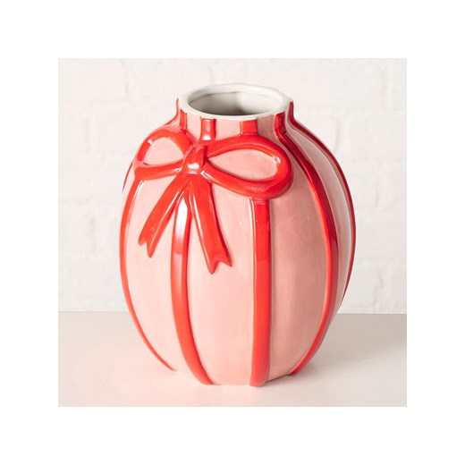 Boltze Wazon &quot;Volta&quot; w kolorze jasnoróżowo-czerwonym - wys. 19,5 cm ze sklepu Limango Polska w kategorii Wazony - zdjęcie 187618103