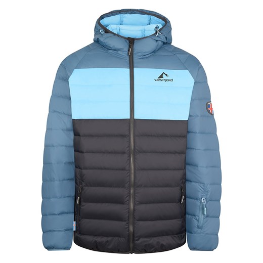 Westfjord Kurtka puchowa &quot;Snaefell&quot; w kolorze czarno-błękitno-niebieskim ze sklepu Limango Polska w kategorii Kurtki męskie - zdjęcie 187618143