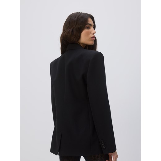 Reserved - Marynarka z wełną - czarny Reserved L Reserved