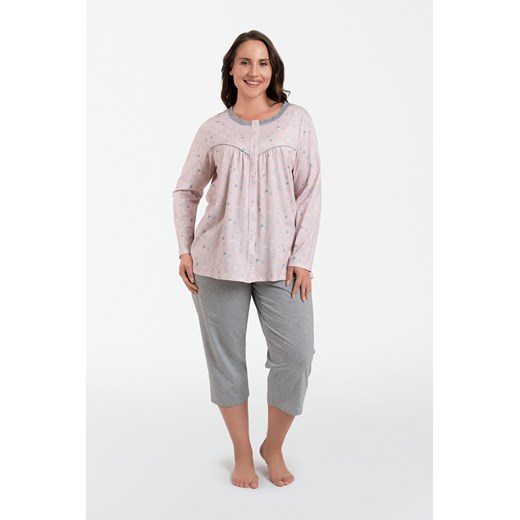 Daniela piżama damska długi rękaw, 3/4 spodnie ze sklepu italianfashion w kategorii Piżamy damskie - zdjęcie 187618621