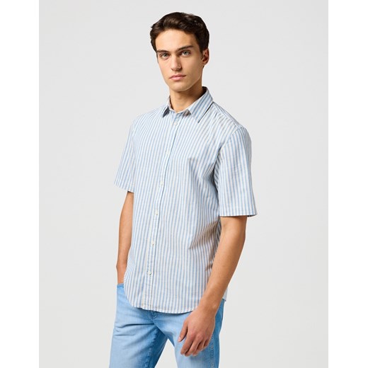 MESKA KOSZULA WRANGLER SS SHIRT PACIFIC STRIPE 112362757 ze sklepu YouNeedit.pl w kategorii Koszule męskie - zdjęcie 187618911