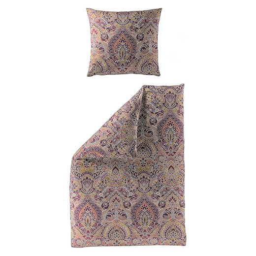 Bierbaum Komplet pościeli flanelowej w kolorze czerwono-pomarańczowym ze sklepu Limango Polska w kategorii Pościele - zdjęcie 187620353