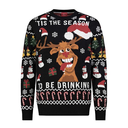 Sublevel Sweter w kolorze czarnym ze sklepu Limango Polska w kategorii Swetry męskie - zdjęcie 187620372