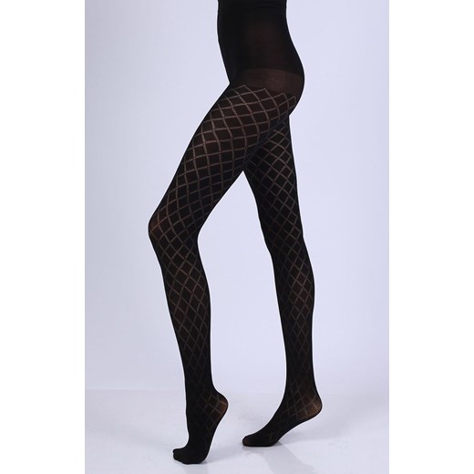 Rajstopy damskie czarne 50 DEN 22504 Diamora 3D, Kolor czarny, Rozmiar 4, Knittex ze sklepu Intymna w kategorii Rajstopy - zdjęcie 187621504