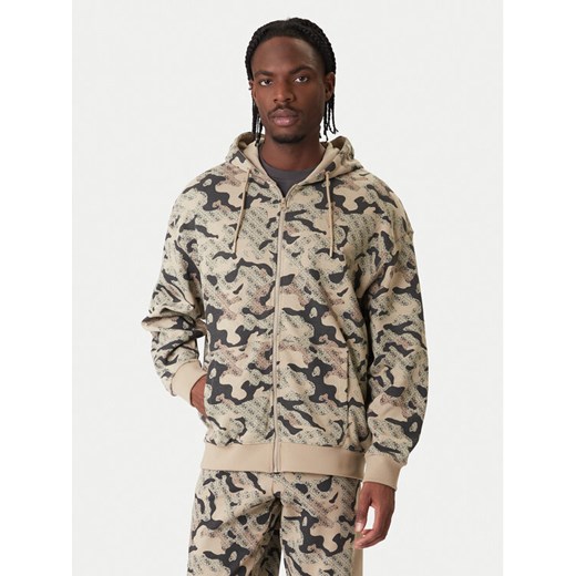 Guess Bluza Z6RQ04 K9YI1 Beżowy Regular Fit ze sklepu MODIVO w kategorii Bluzy męskie - zdjęcie 187622662