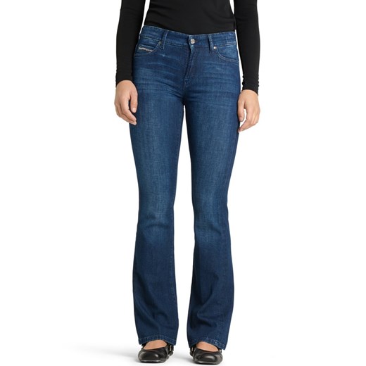 Cambio Dżinsy bootcut - Paryż Kobiety Bawełna dark stone jednolity ze sklepu vangraaf w kategorii Jeansy damskie - zdjęcie 187623221