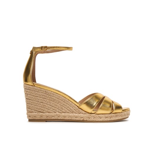 Espadryle LAUREN RALPH LAUREN Nellie 802P04434001 Złoty ze sklepu eobuwie.pl w kategorii Espadryle damskie - zdjęcie 187623610