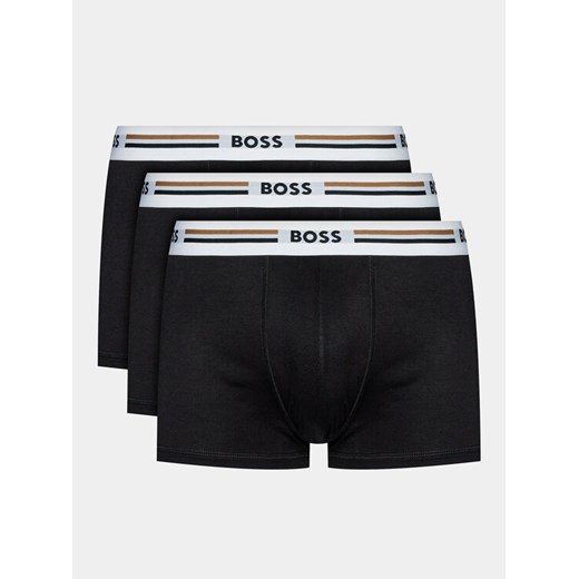 BOSS Komplet bokserek Trunk 3P Revive 50492200 Czarny ze sklepu MODIVO w kategorii Majtki męskie - zdjęcie 187623651
