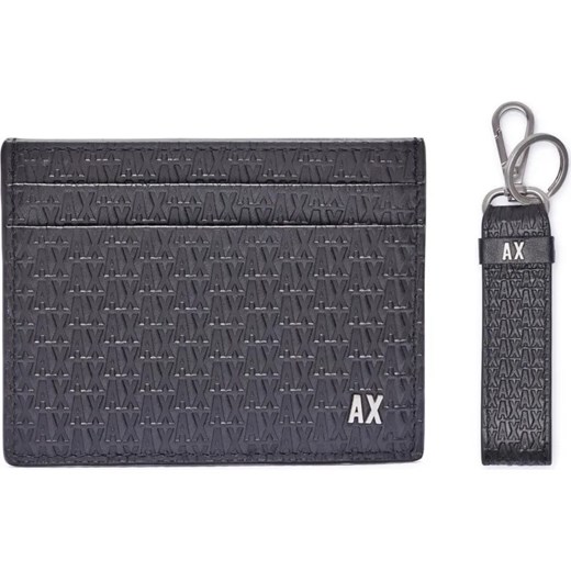 Armani Exchange Skórzane etui na karty + brelok ze sklepu Gomez Fashion Store w kategorii Etui - zdjęcie 187624064
