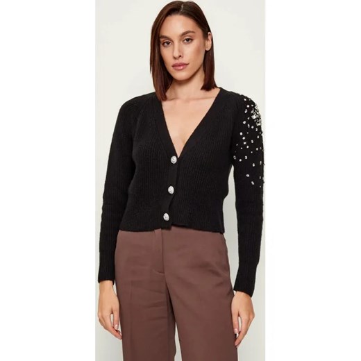 Liu Jo Kardigan | Cropped Fit | z dodatkiem wełny ze sklepu Gomez Fashion Store w kategorii Swetry damskie - zdjęcie 187624172