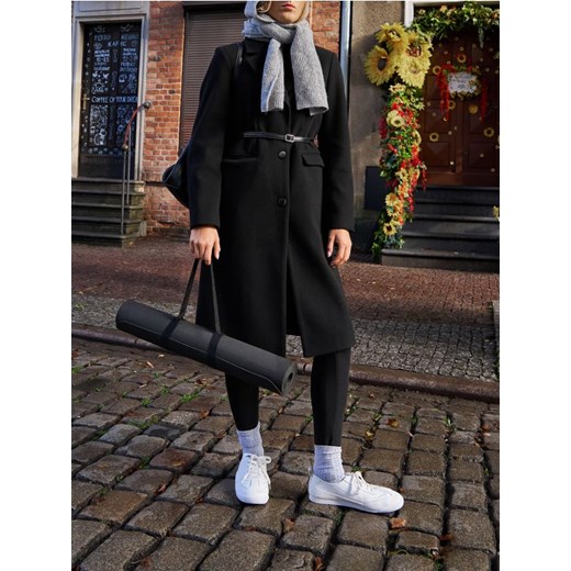 Sinsay - Legginsy z futerkowym ociepleniem w środku - czarny ze sklepu Sinsay w kategorii Spodnie damskie - zdjęcie 187625283