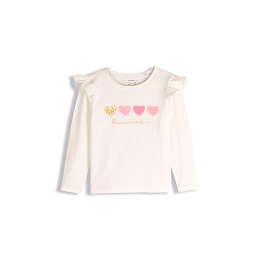 GATE Bawełniana koszulka z nadrukiem 4Y ze sklepu gateshop w kategorii Bluzki dziewczęce - zdjęcie 187625351