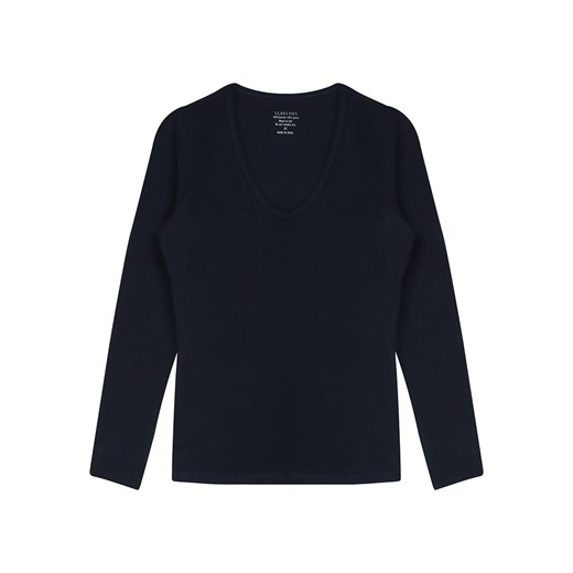 Claesens Koszulka w kolorze granatowym ze sklepu Limango Polska w kategorii Bluzki damskie - zdjęcie 187626284