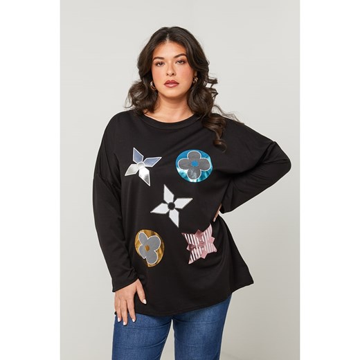 Curvy Lady Sweter w kolorze czarnym ze sklepu Limango Polska w kategorii Swetry damskie - zdjęcie 187626752