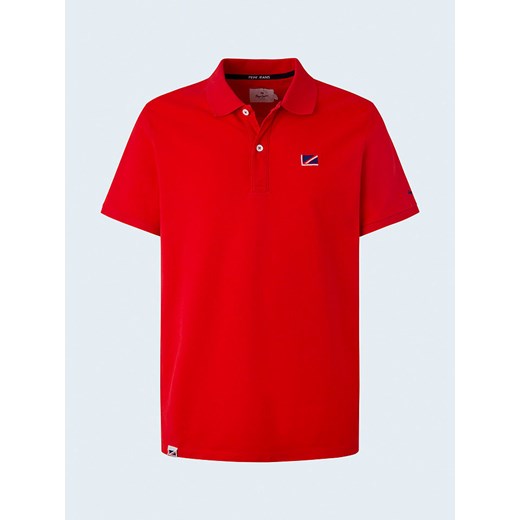 Pepe Jeans Koszulka polo &quot;Vidal&quot; w kolorze czerwonym ze sklepu Limango Polska w kategorii T-shirty męskie - zdjęcie 187626841