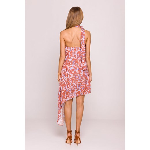 made of emotion Sukienka w kolorze pomarańczowo-fioletowym S/M promocja Limango Polska