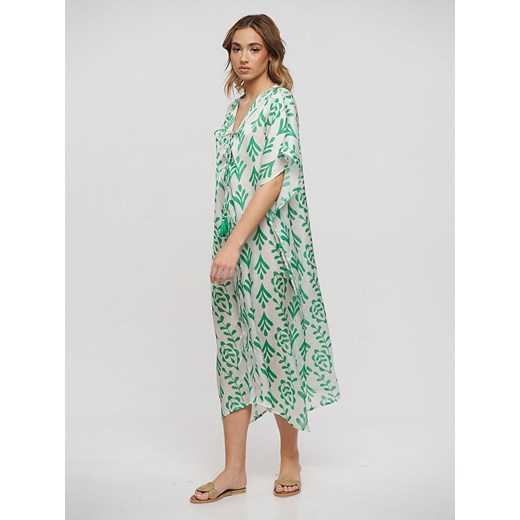 BLE Sukienka w kolorze biało-zielonym Ble onesize okazja Limango Polska