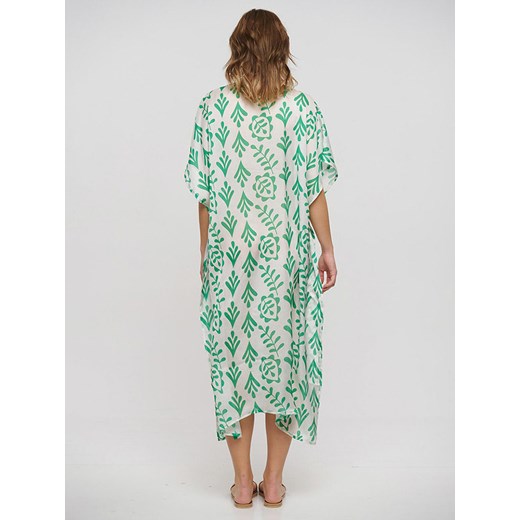BLE Sukienka w kolorze biało-zielonym Ble onesize Limango Polska okazja