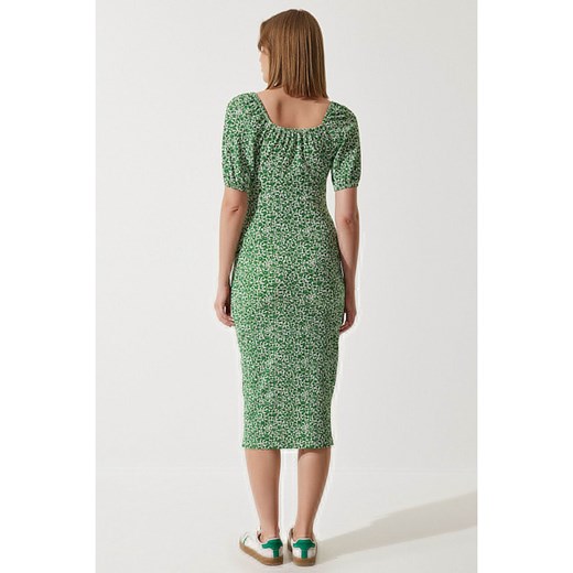 Happiness Istanbul Sukienka w kolorze zielonym Happiness Istanbul 38 promocja Limango Polska