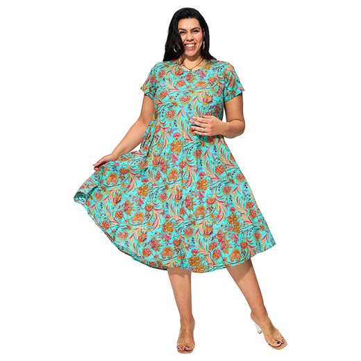 Aller Simplement Sukienka w kolorze turkusowym ze sklepu Limango Polska w kategorii Sukienki - zdjęcie 187628201