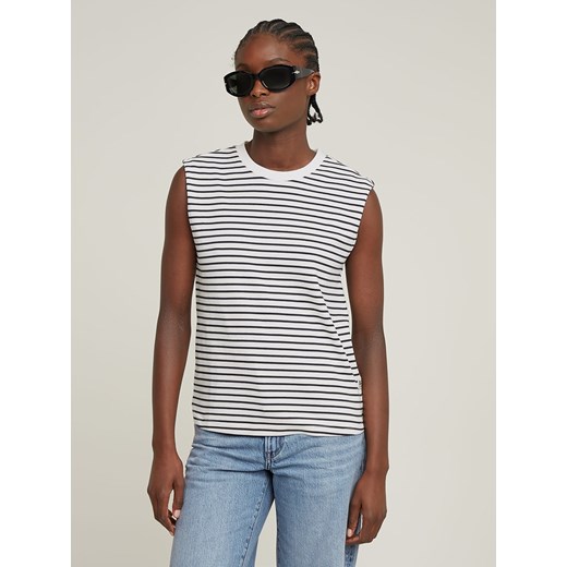 G-Star Top w kolorze biało-czarnym ze sklepu Limango Polska w kategorii Bluzki damskie - zdjęcie 187628421