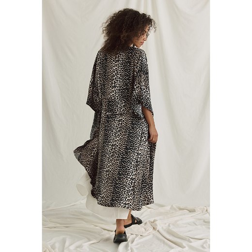 Cotton Candy Kardigan &quot;Anna-Lena&quot; w kolorze jasnobrązowo-czarnym Cotton Candy XS wyprzedaż Limango Polska