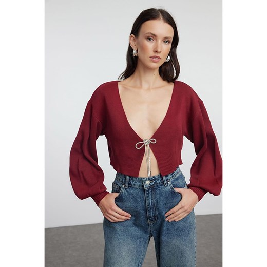 trendyol Kardigan w kolorze czerwonym Trendyol L okazyjna cena Limango Polska