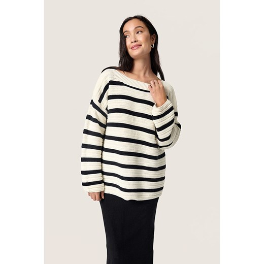 Soaked in Luxury Sweter w kolorze kremowym Soaked In Luxury L Limango Polska okazyjna cena