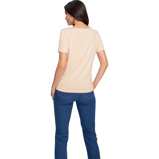 Heine Koszulka w kolorze beżowym Heine 44 okazyjna cena Limango Polska