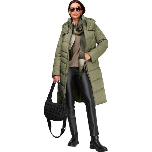 Heine Płaszcz pikowany w kolorze khaki ze sklepu Limango Polska w kategorii Kurtki damskie - zdjęcie 187629984