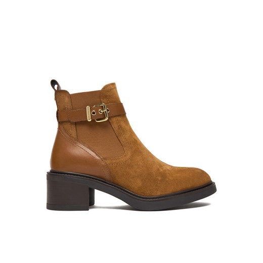 Botki U.S. Polo Assn. CEO-KATERI001W/ELE1 Brązowy ze sklepu eobuwie.pl w kategorii Botki - zdjęcie 187630040