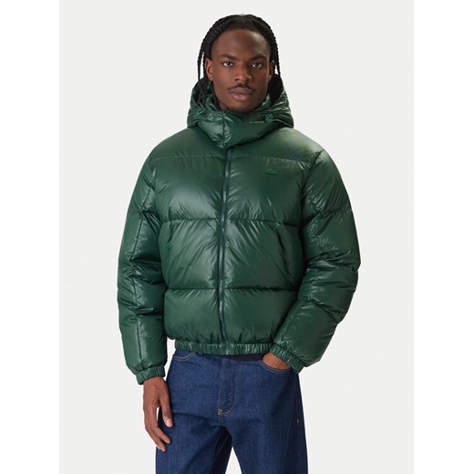 Lacoste Kurtka puchowa BH5096 Zielony Regular Fit ze sklepu MODIVO w kategorii Kurtki męskie - zdjęcie 187630143