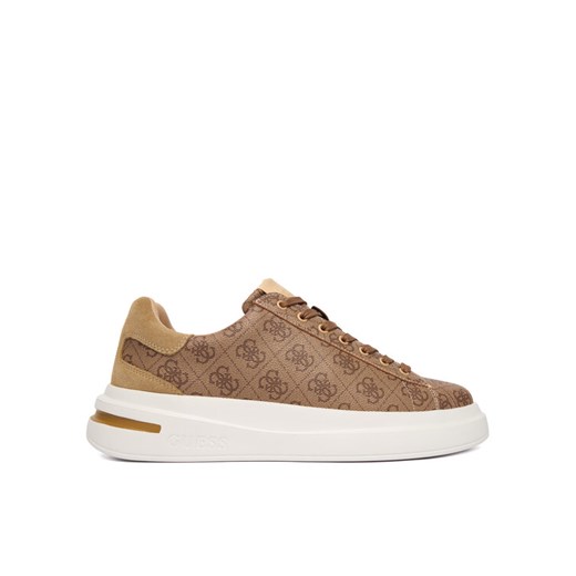 Guess Sneakersy FMPELA FAL12 Brązowy ze sklepu MODIVO w kategorii Buty sportowe męskie - zdjęcie 187630160