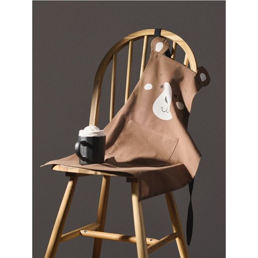 Sinsay - Fartuch z motywem misia - brązowy ze sklepu Sinsay w kategorii Fartuchy kuchenne - zdjęcie 187631940