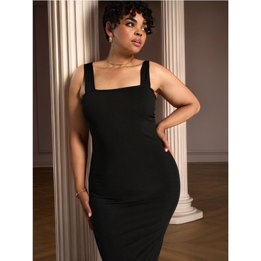 Sinsay - Sukienka midi - czarny ze sklepu Sinsay w kategorii Sukienki - zdjęcie 187631941