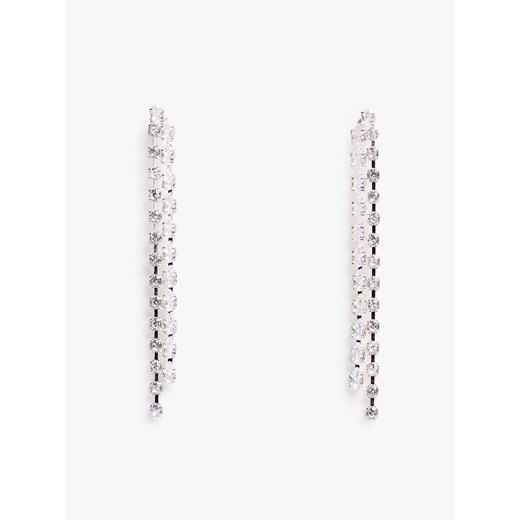 Mohito - Błyszczące kolczyki - srebrny ze sklepu Mohito w kategorii Kolczyki - zdjęcie 187632114