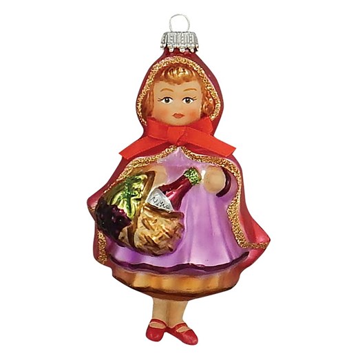 Krebs Glas Lauscha Ozdoba choinkowa ze wzorem - dł. 13 cm ze sklepu Limango Polska w kategorii Dekoracje bożonarodzeniowe - zdjęcie 187632604