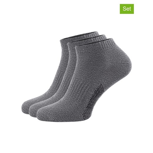 NANGA Skarpety (3 pary) w kolorze szarym do sneakersów Nanga 35-38 promocja Limango Polska