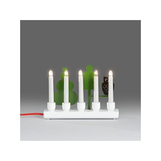 Konstsmide Dekoracyjna lampa w kolorze biało-zielonym - 26 x 18 x 7 cm ze sklepu Limango Polska w kategorii Oświetlenie - zdjęcie 187632771